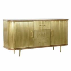 Sideboard DKD Home Decor Golden Natural Brass Mango wood 150 x 43 x 77 cm