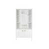 Shelves DKD Home Decor White Metal Mango wood 90 x 40 x 180 cm