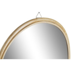 Wall mirror DKD Home Decor Mirror Natural Bamboo (40 x 5 x 70 cm)