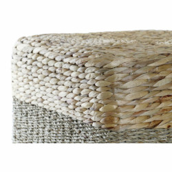 Footrest DKD Home Decor Multicolour Natural Boho 42 x 42 x 40 cm