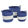 Basket set DKD Home Decor Jute (40 x 35 x 34 cm)