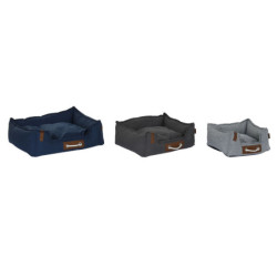 Pet bed DKD Home Decor Navy Blue Light grey Dark grey 68 x 59 x 20 cm