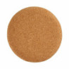 Pouffe Brown Cork MDF Wood 34 x 39 x 34 cm (2 Units)