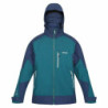 Men's Sports Jacket Regatta Hewitts VII Blue Green Hood