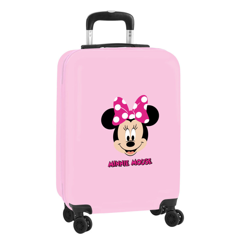 Cabin suitcase Minnie Mouse My Time Pink 20'' 34,5 x 55 x 20 cm