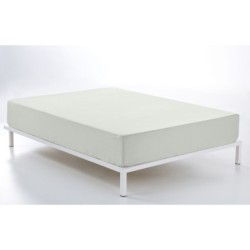 Fitted bottom sheet Alexandra House Living White 200 x 200 cm