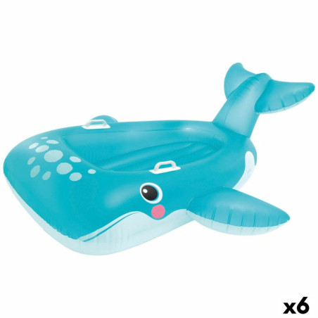 Inflatable Pool Float Intex Whale 168 x 49 x 140 cm (6 Units)