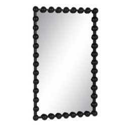 Wall mirror Black Iron 60 x 4,5 x 90 cm