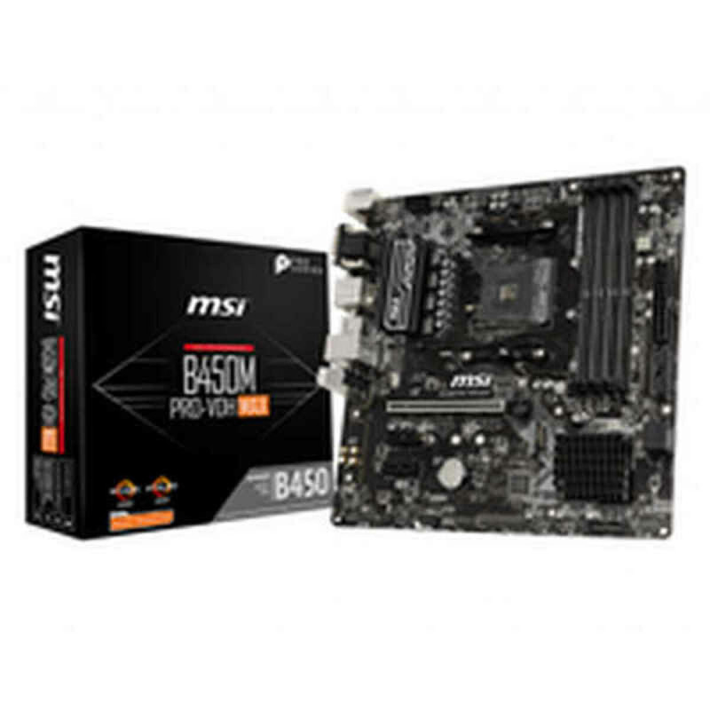 Motherboard MSI B450M-A PRO MAX AMD B450 AMD AMD AM4