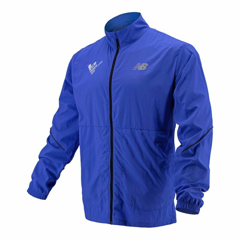 Men's Sports Jacket New Balance Valencia Marathon Blue