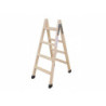 5-step folding ladder Plabell Wood 139 x 31/51 cm