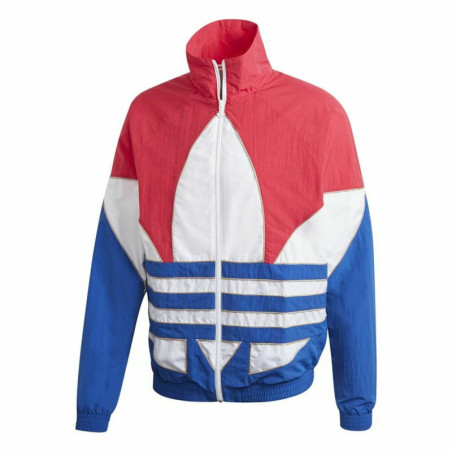 Men's Sports Jacket Adidas Originals Trefoil Blue Red Light Pink