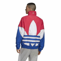 Men's Sports Jacket Adidas Originals Trefoil Blue Red Light Pink