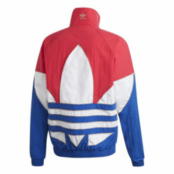 Men's Sports Jacket Adidas Originals Trefoil Blue Red Light Pink