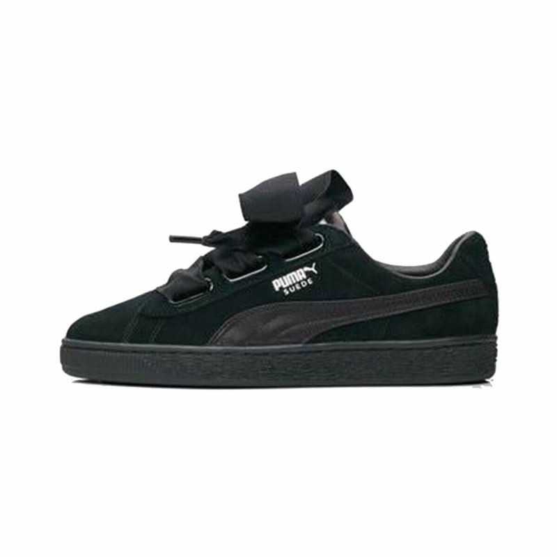 Women's casual trainers Puma Suede Heart Ep Black