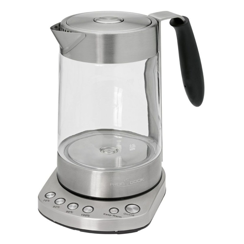 Kettle Clatronic PC-WKS 1020 G Black Stainless steel 3000 W 1,7 L