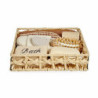 Bath Set Basket Brown (6 Units)