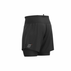 Men's Sports Shorts Compressport Trail 2-in-1 Black