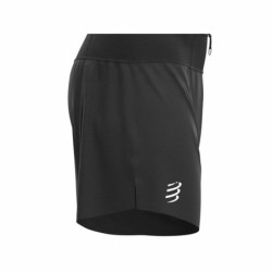 Men's Sports Shorts Compressport Trail 2-in-1 Black