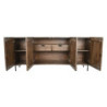 Sideboard DKD Home Decor Dark brown Dark grey 180 x 40 x 80 cm