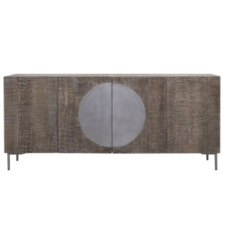 Sideboard DKD Home Decor Dark brown Dark grey 180 x 40 x 80 cm