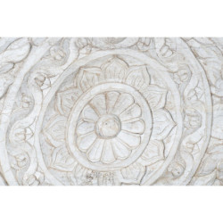 Chest DKD Home Decor White Mango wood Mandala 150 x 43 x 50 cm