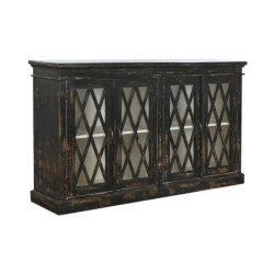 Sideboard Home ESPRIT Black Wood Crystal 170 x 40 x 100 cm