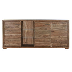 Sideboard DKD Home Decor Brown Crystal Acacia (175 x 40 x 78 cm)