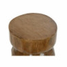 Side table DKD Home Decor White Natural Light brown 30 x 30 x 50 cm 29 x 29 x 51 cm