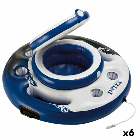 Floating Inflatable Cooler Intex Mega Chill 89 x 35 x 89 cm (6 Units)