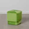 Pouffe Synthetic Fabric Wood 40 x 40 x 40 cm Green