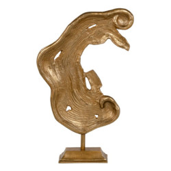 Decorative Figure Abstract 39,5 x 11 x 63 cm Golden