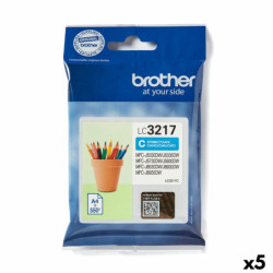 Original Ink Cartridge Brother LC3217 Cyan (5 Units)