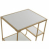 Side table DKD Home Decor Golden Metal MDF White (50 x 40 x 55,5 cm)