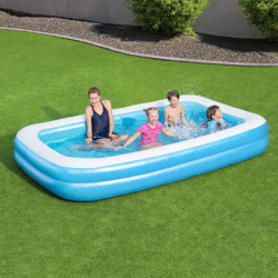 Inflatable Paddling Pool for Children Bestway 305 x 183 x 46 cm