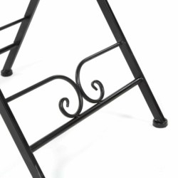 Ironwork Side Table Praha Circular Black Iron (Ø 60 cm)