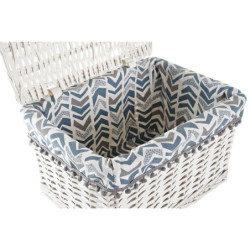 Basket set DKD Home Decor Polyester wicker (45 x 35 x 30 cm)