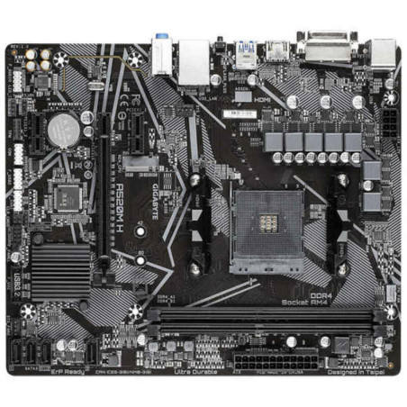 Motherboard Gigabyte A520M H (rev. 1.0) mATX AM4 AMD AMD AM4