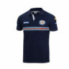 Short Sleeve Polo Shirt Sparco MARTINI-R L Navy Blue