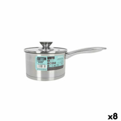 Saucepan with Lid Quttin Hermes 1,8 L Steel (8 Units)