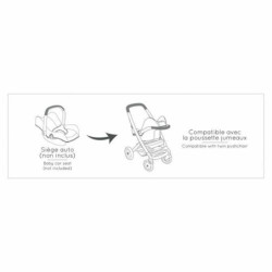 Doll Stroller Smoby Maxi-Cosi Twin 64 cm