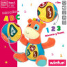 Soft toy with sounds Winfun Giraffe 18 x 19 x 8,5 cm (6 Units)