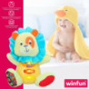 Soft toy with sounds Winfun Lion 15 x 15 x 9 cm (6 Units)