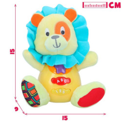 Soft toy with sounds Winfun Lion 15 x 15 x 9 cm (6 Units)