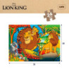 Child's Puzzle The Lion King Double-sided 24 Pieces 70 x 1,5 x 50 cm (12 Units)