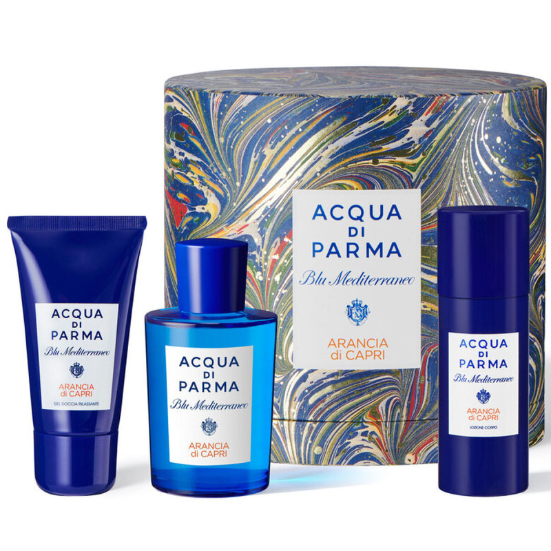 Unisex' Perfume Set Acqua Di Parma Blu mediterraneo Arancia Di Capri EDT 3 Pieces