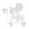 Doll Stroller Decuevas Funny 81 x 68 x 42 cm