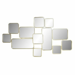 Wall mirror DKD Home Decor Golden Metal (97,5 x 2,5 x 56 cm)