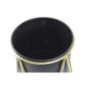 Set of pots DKD Home Decor Black Golden Metal 26 x 26 x 70 cm (2 Units)