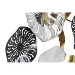 Wall Decoration DKD Home Decor White Black Multicolour Golden White/Black Abstract 30 x 40 cm 121,3 x 5,7 x 57 cm